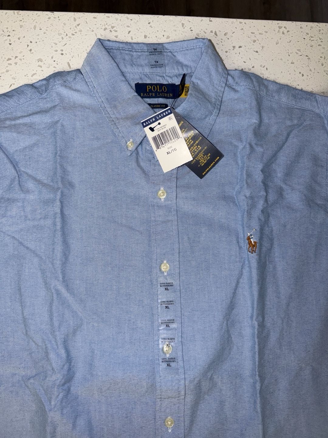 Polo Ralph Lauren Classic Fit Oxford Button-Down Shirt, Size Xl
